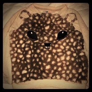 Fav. Item ever had! H&M, deer with tail on back!